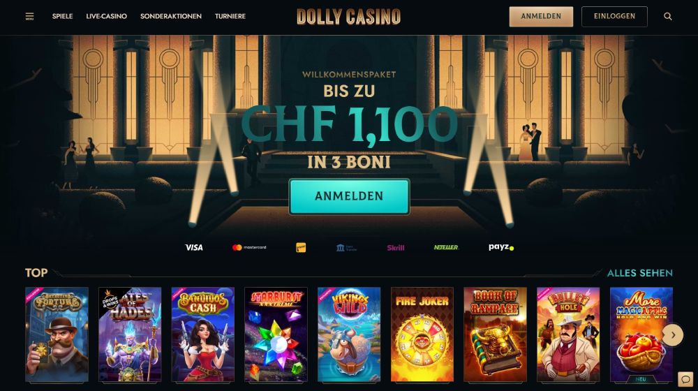 Dolly Casino Main Page